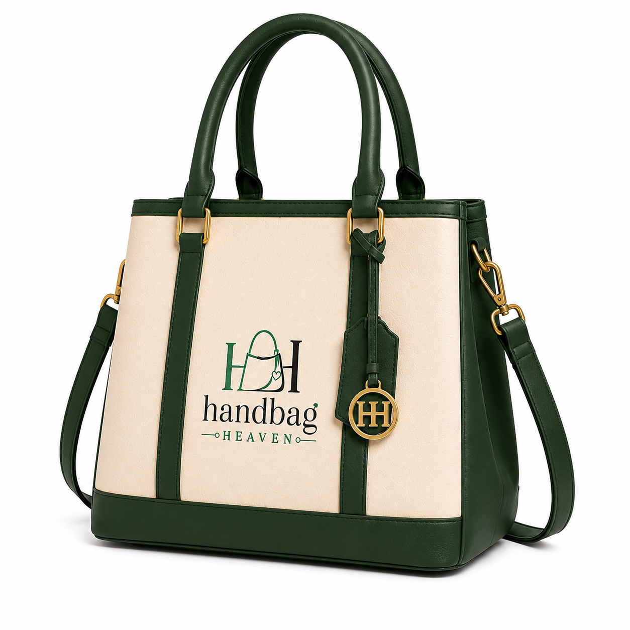 Chic Canvas Top Handle Purse