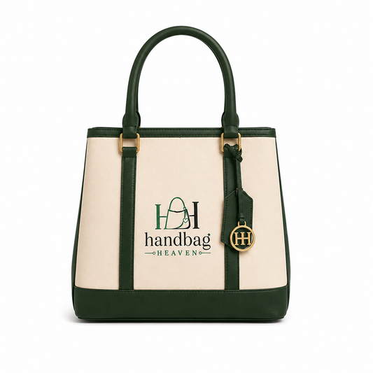 Chic Canvas Top Handle Purse